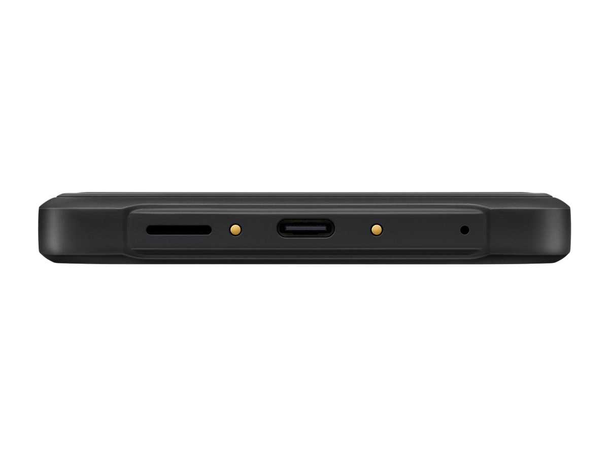 Slide 8: Samsung Galaxy XCover7 bottom view in colour black