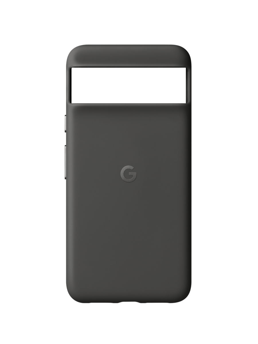 Image 1: Google Pixel 8 Case exterior view in Charcoal colour.