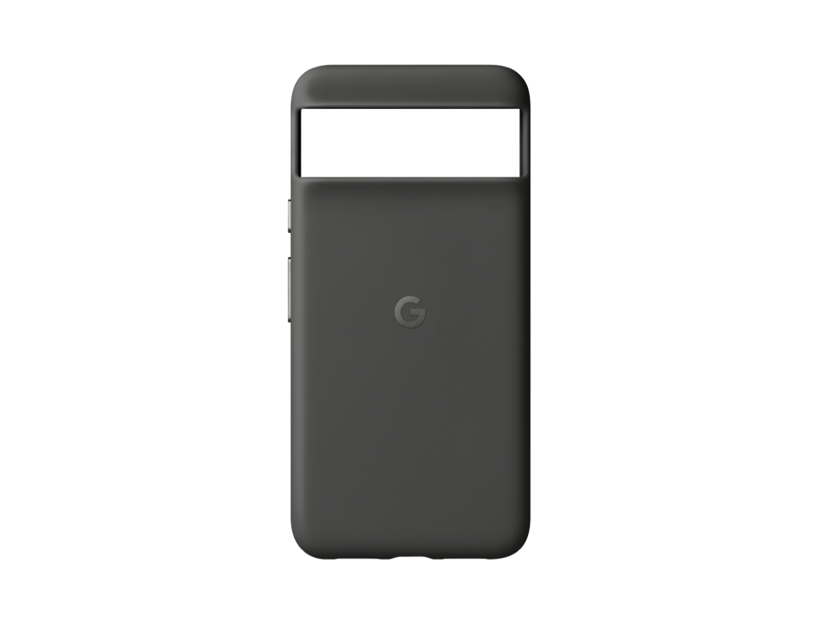 Slide 1: Google Pixel 8 Case exterior view in Charcoal colour.